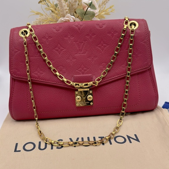 Louis Vuitton Rose Jaipur Monogram Empreinte Leather St Germain PM Bag - Picture 3 of 17